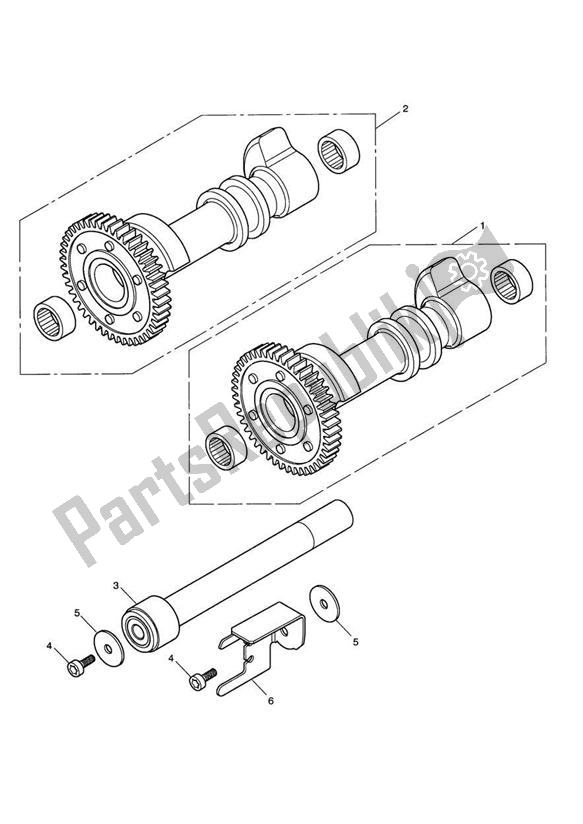 All parts for the Balancer of the Triumph America Carburettor 790 2002 - 2007